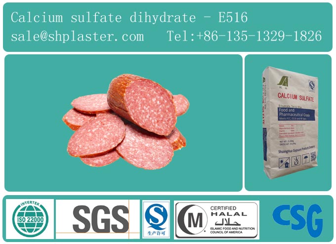 Calcium sulfate food grade