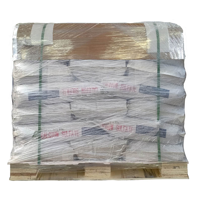 pallet food grade calcium sulfate dihydrate superfine for Tofu coagulant